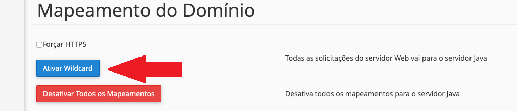 Ativar Wildcard no Gerenciador Java